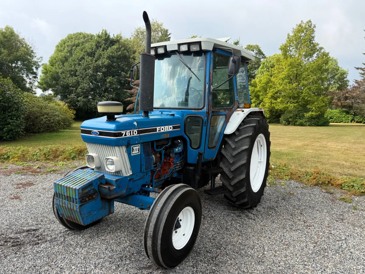 1990 Ford 7610 2wd Series 3 €18950 Plus Vat - Image 3