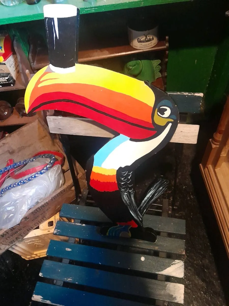 Handmade wooden  toucan - Image 1