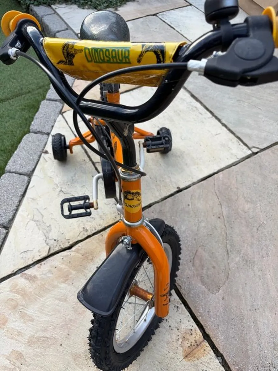14- Inch Kids Bike for 3-5 Years Old Orange - Image 2