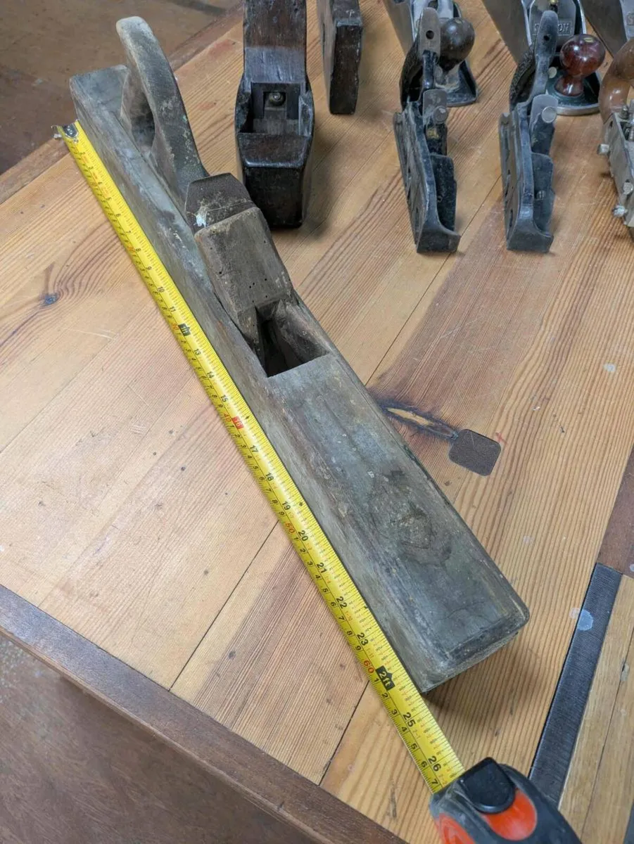 Large Old Hand Plane - Image 3