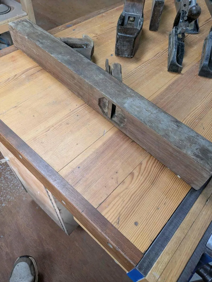 Large Old Hand Plane - Image 4