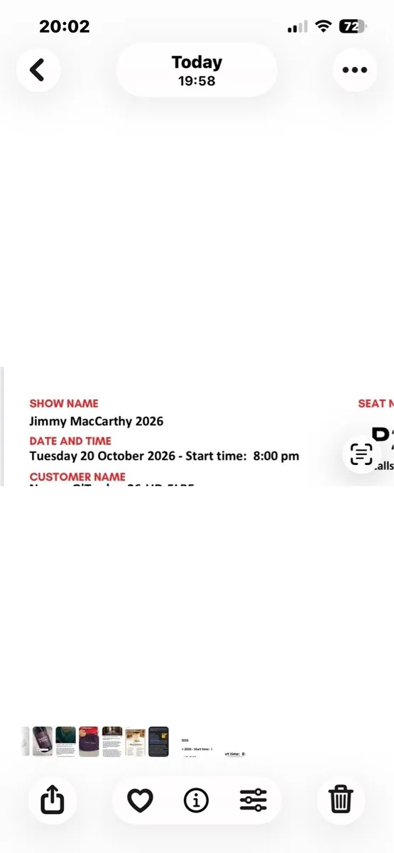 Concert tickets: Jimmy McCarthy Cork Opera House