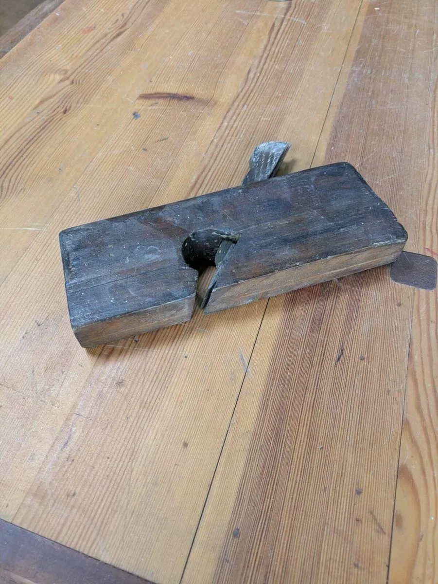 Old Wooden Hand Plane - Image 2