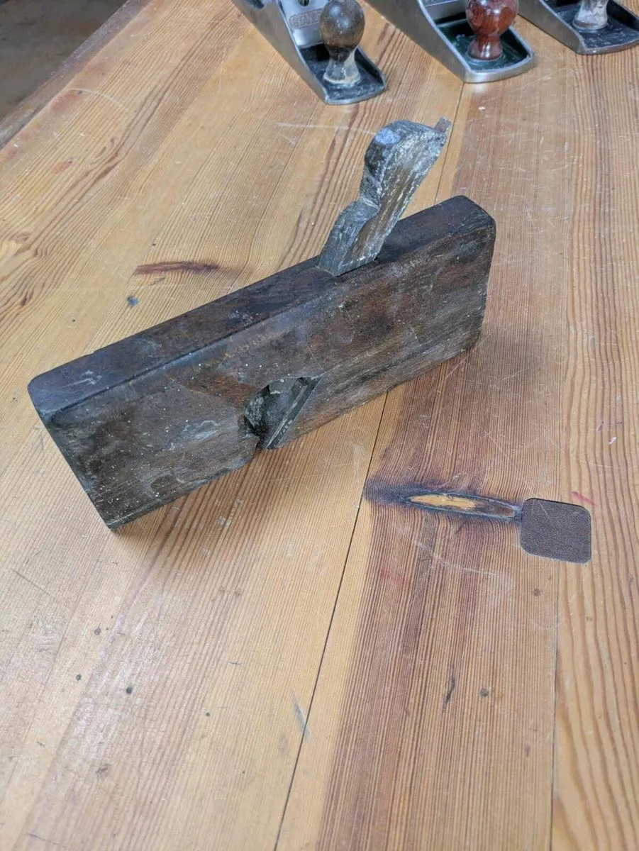 Old Wooden Hand Plane - Image 1