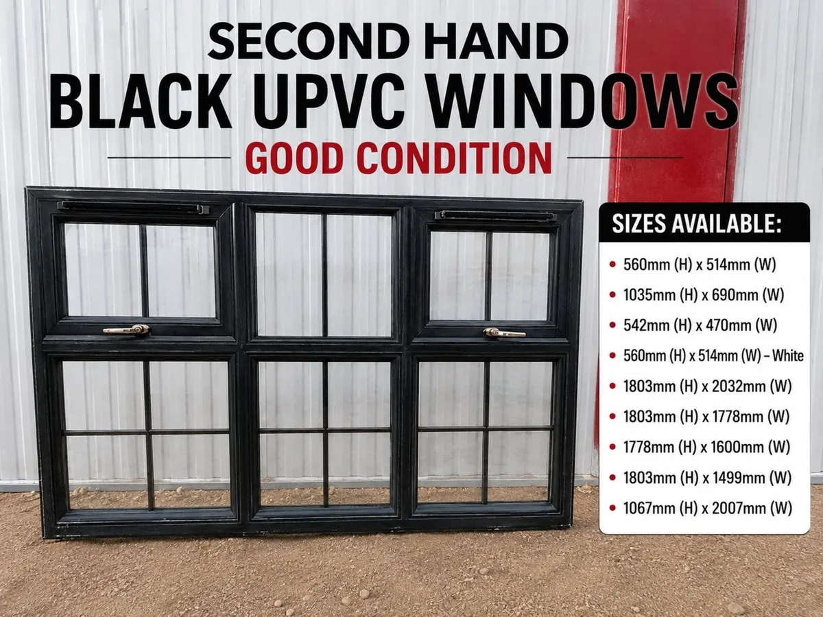 Black UPVC Windows