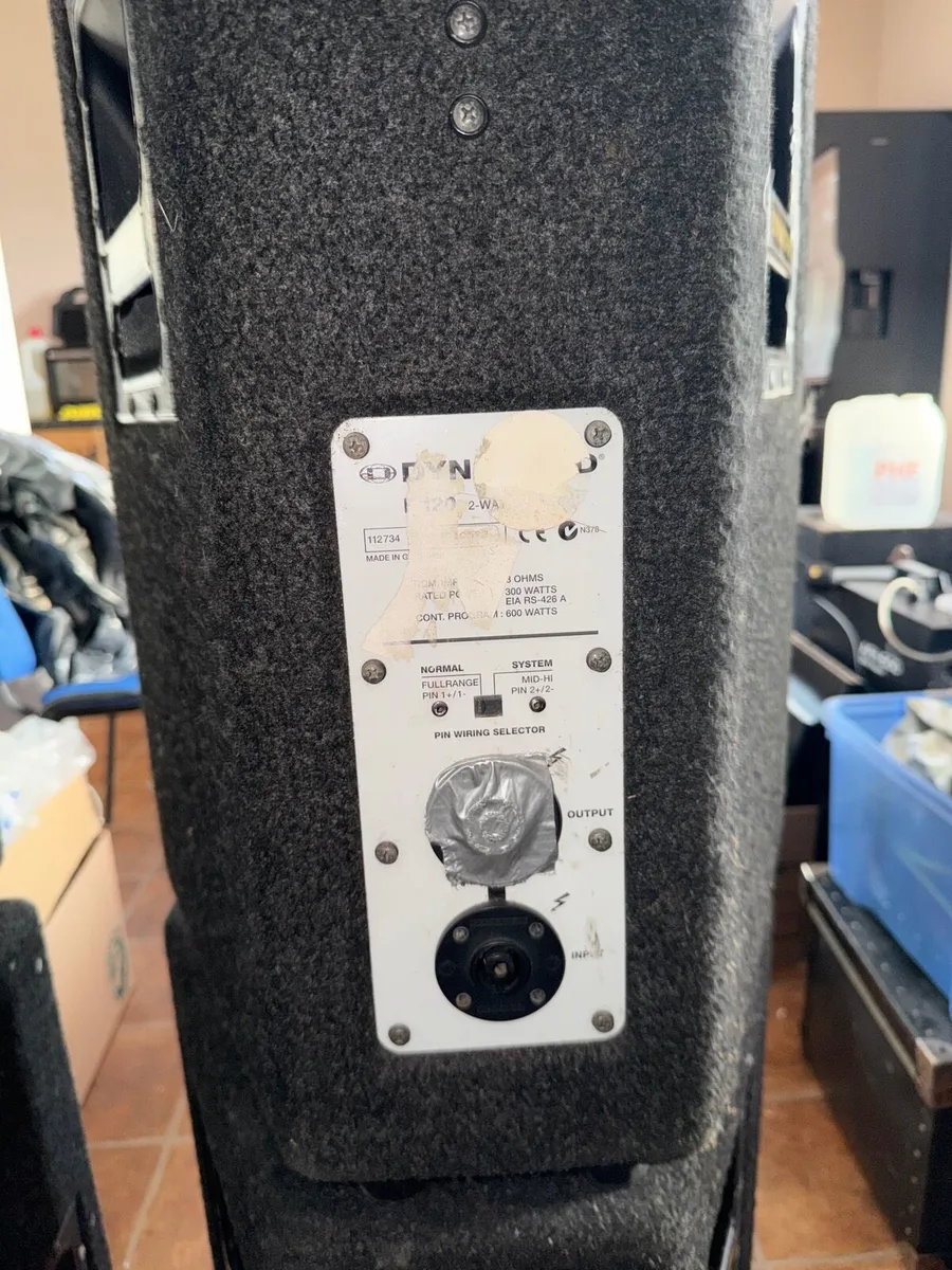 Dynacord F120 & F5 Professional Speakers - Image 2