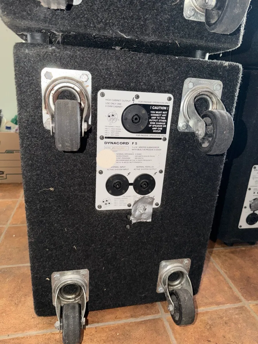 Dynacord F120 & F5 Professional Speakers - Image 4
