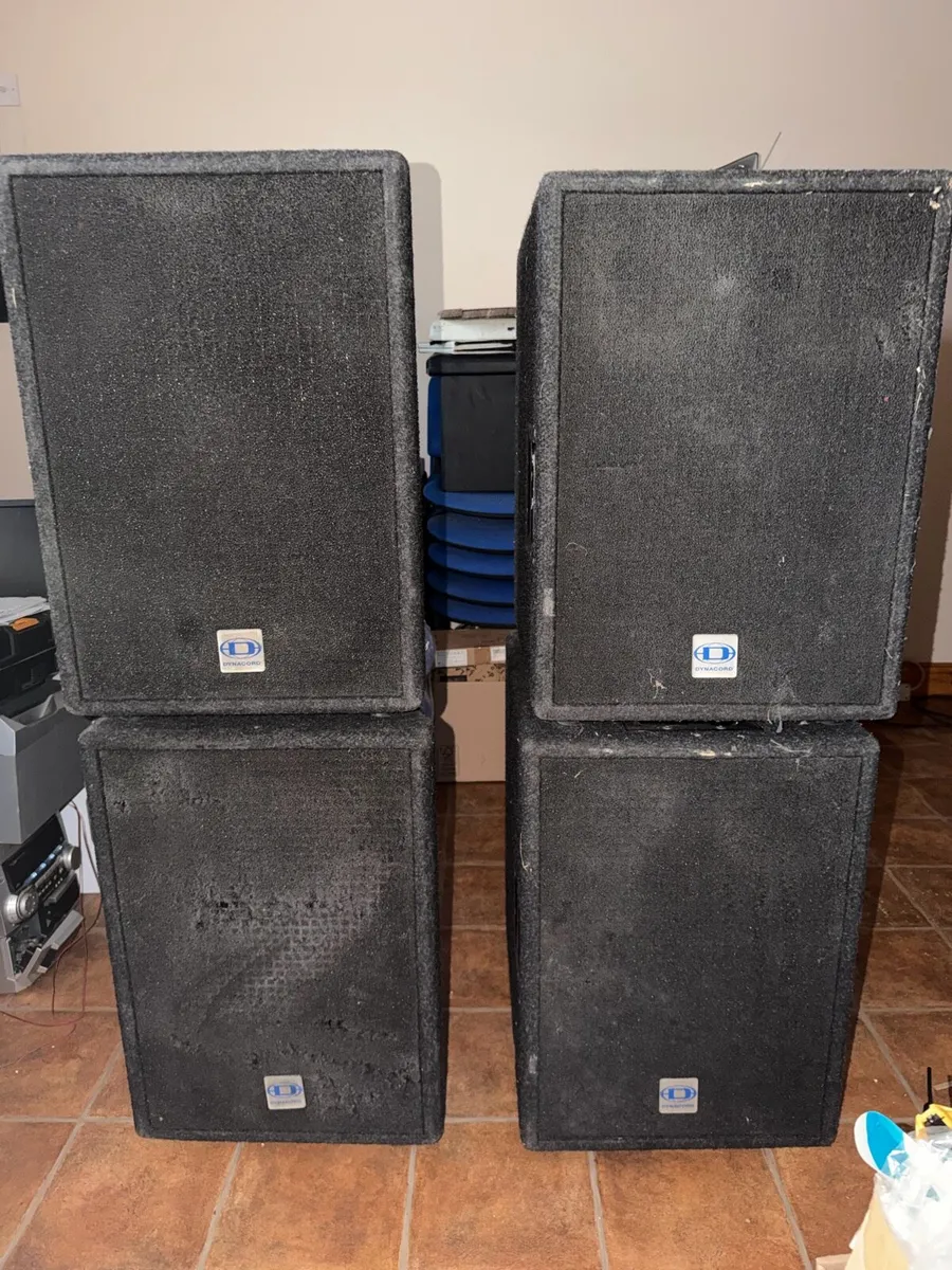Dynacord F120 & F5 Professional Speakers - Image 1