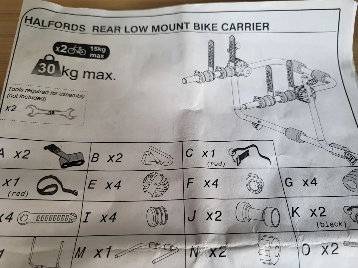 Bike carrier/rack