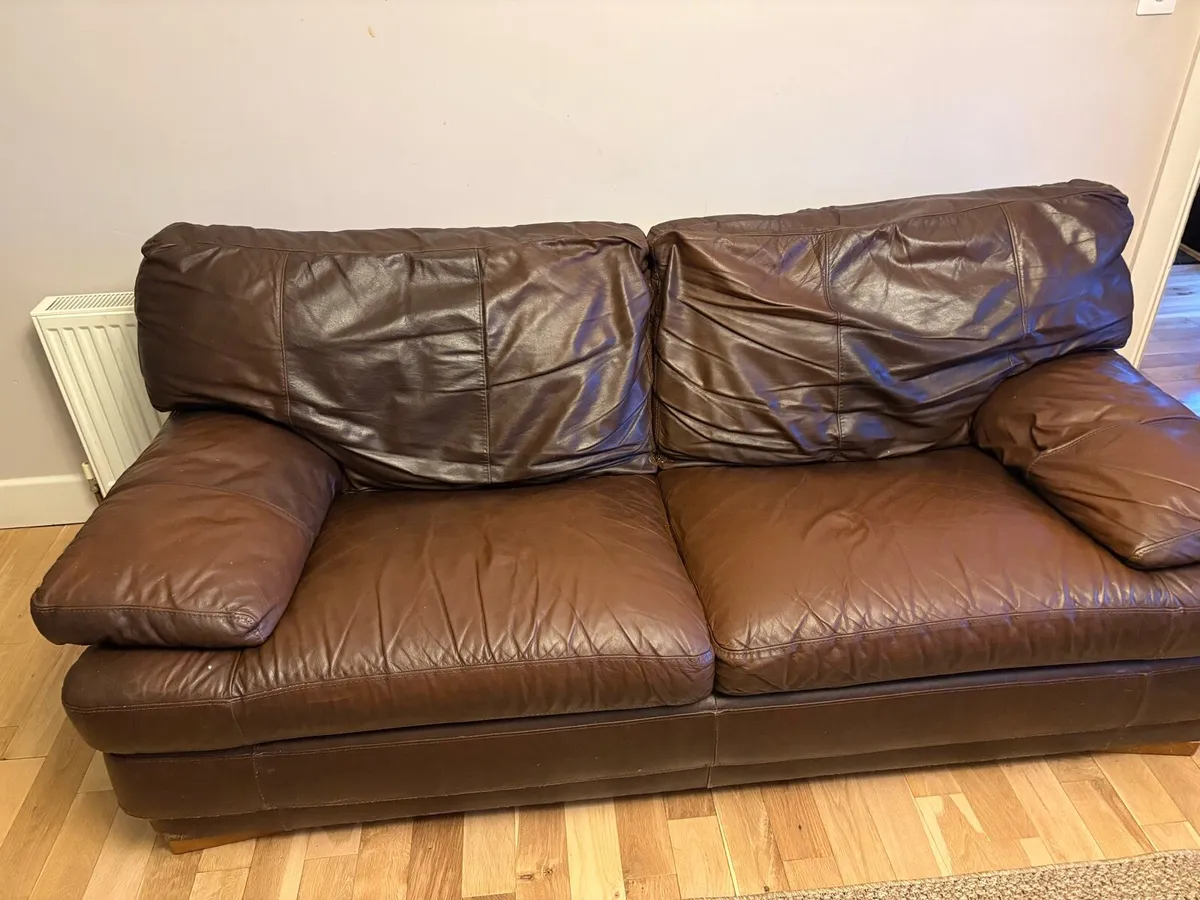 Leather couch