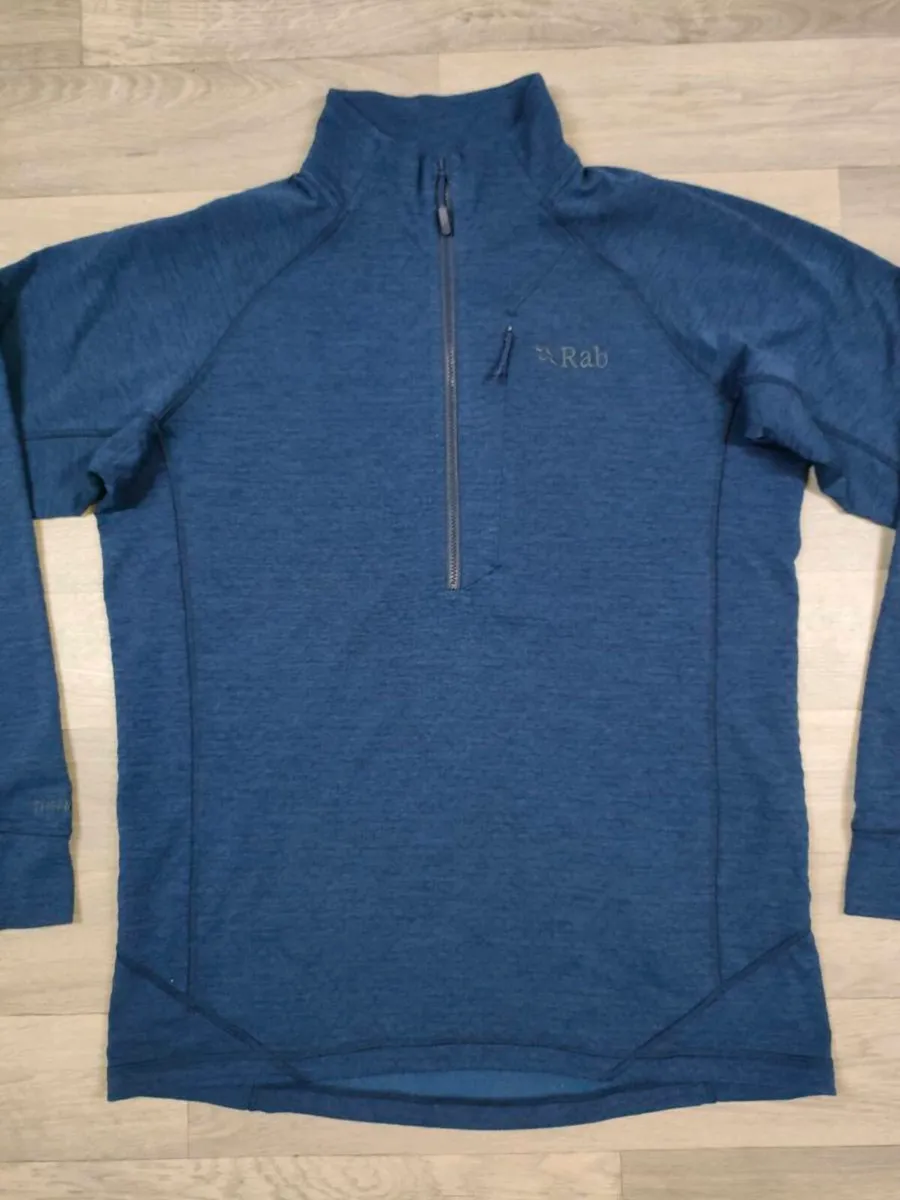 Rab Half Zip Hiking Jumper Top Mens Medium - Image 2