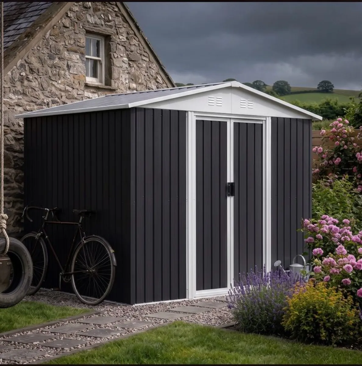 Steel Shed 12x10FT - Image 1