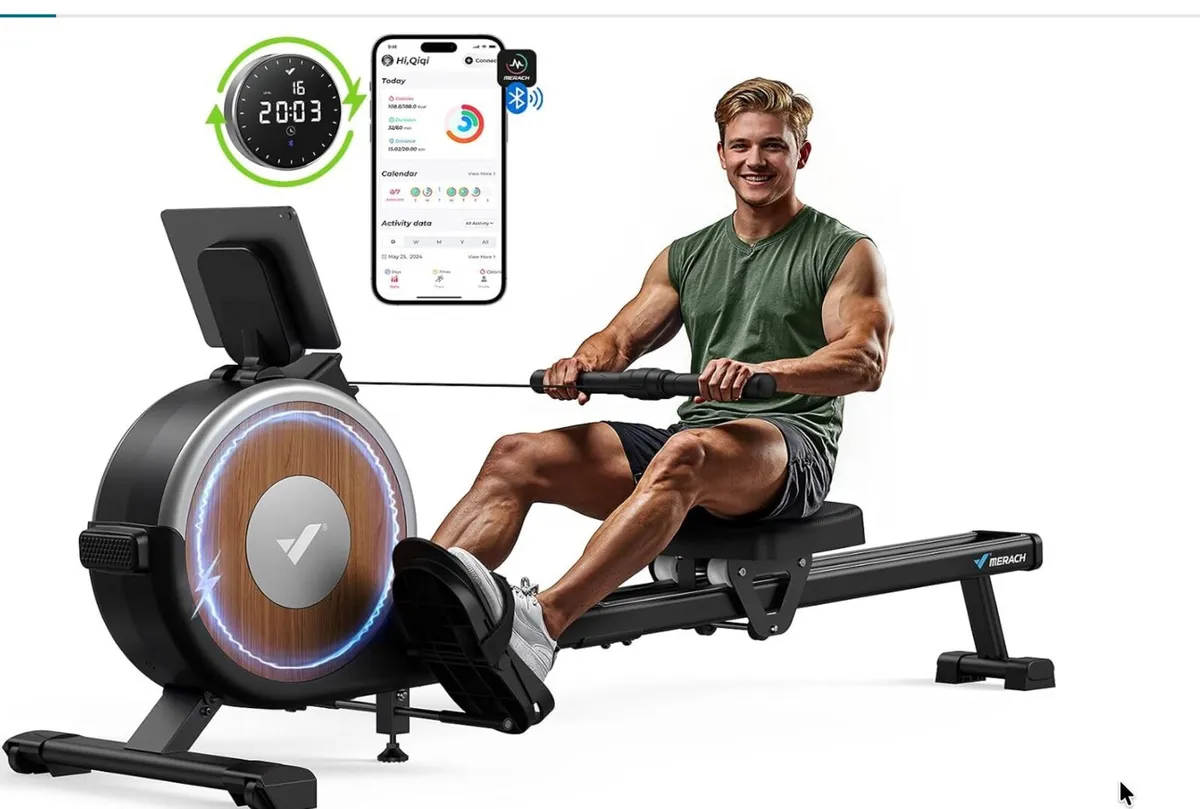 MERACH Rowing Machine for Home 16 Levels - Image 3