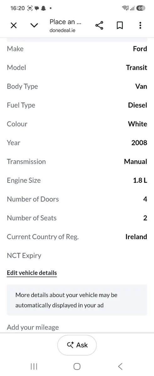 Ford Transit 2008 - Image 1