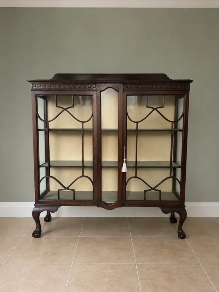 Edwardian two door display dresser - Image 2