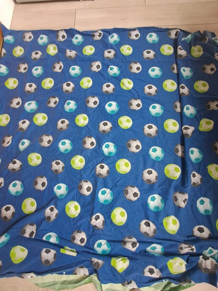 Catherine Mansfield double football duvet/sheet se - Image 2