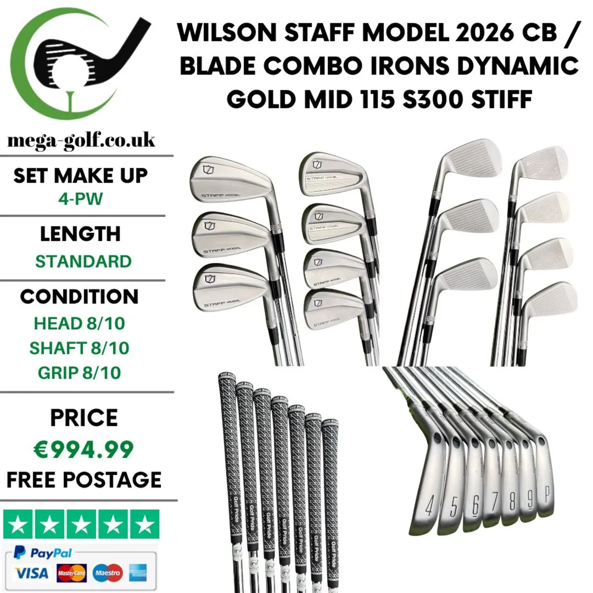 Wilson Staff Model 2026 CB / Blade Combo Irons - Image 1
