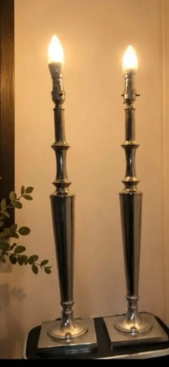 Mid century lamps x2 - Image 1