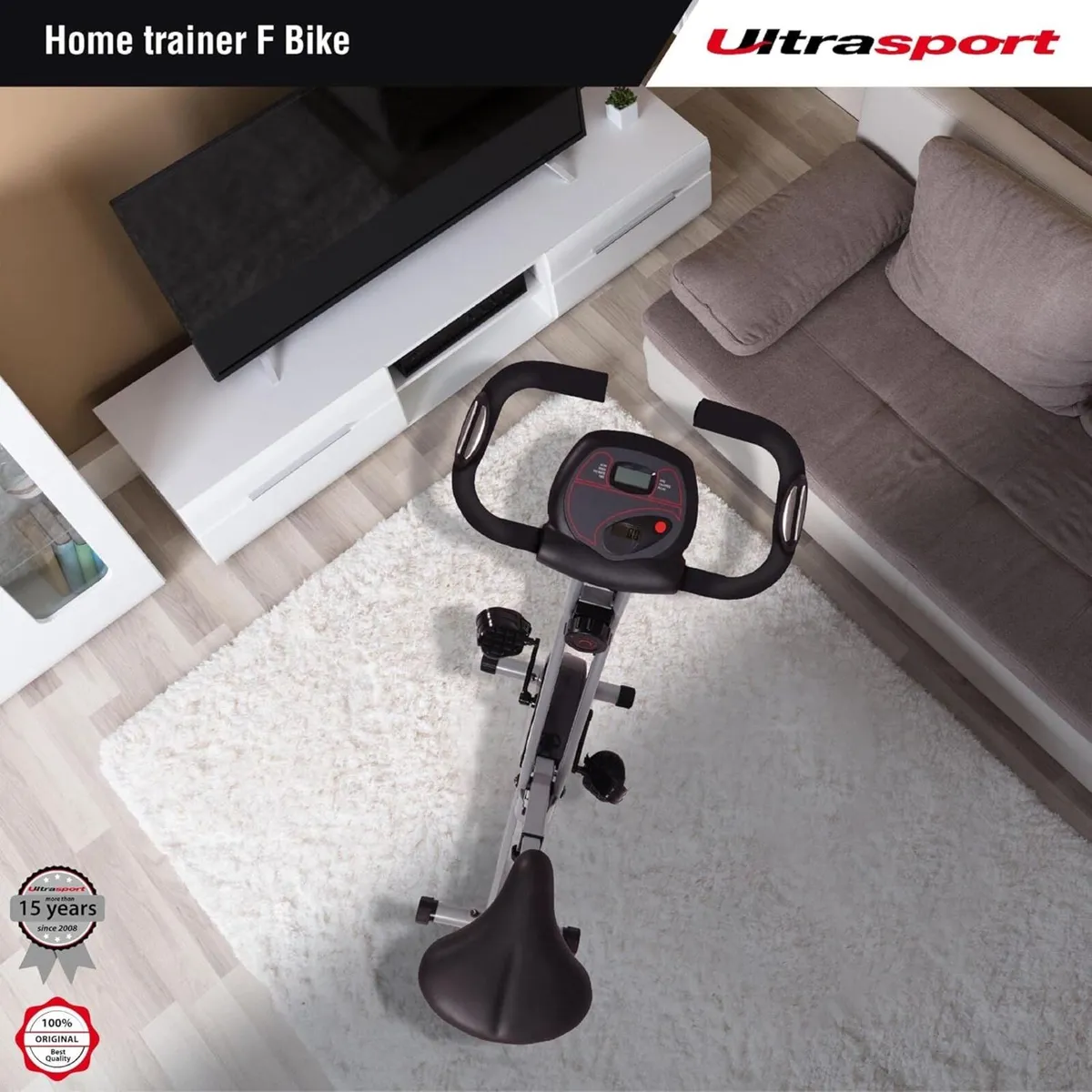 Folding Exercise Bike Extra Silent with Relax Foam - Image 2