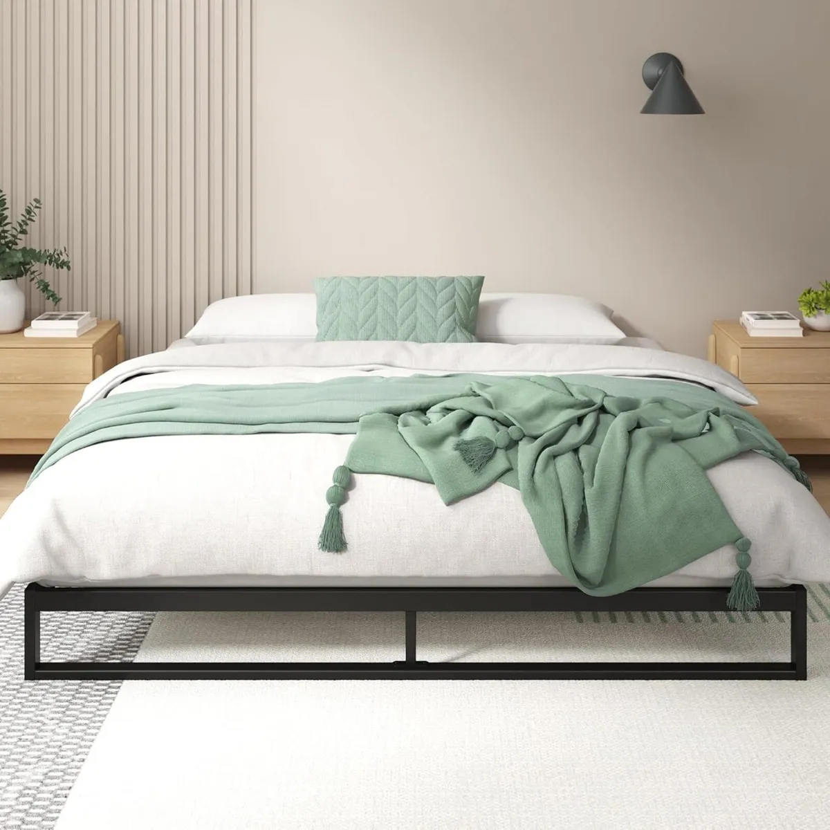Trisha Heavy Duty Low Profile Platform Bed Frame - Image 1