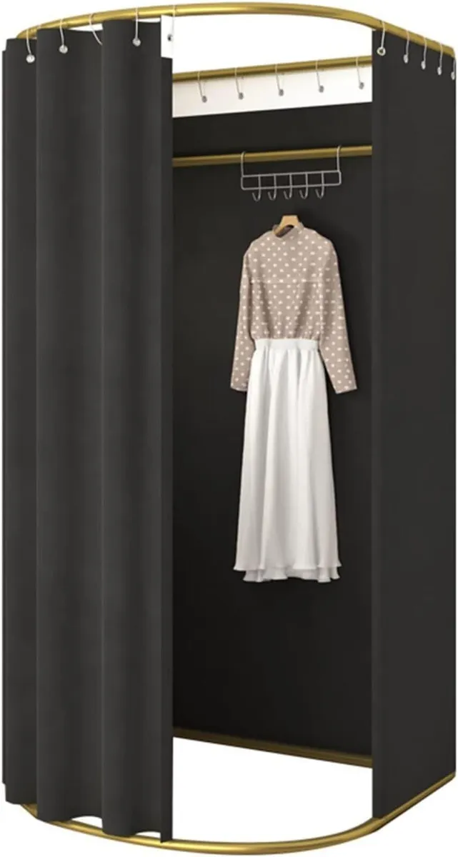 Clothing Store Fitting Room with Shading Curtain - Image 1