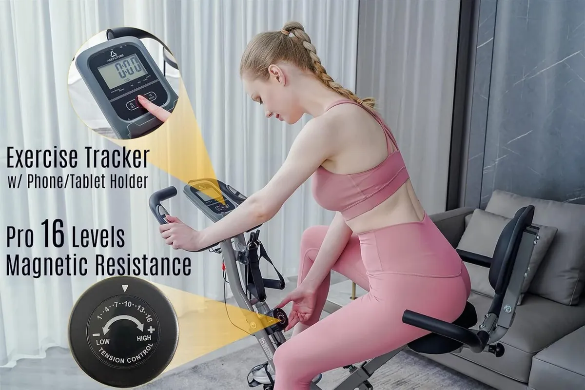 4- Exercise Bikes for Home Use Folding - Image 4