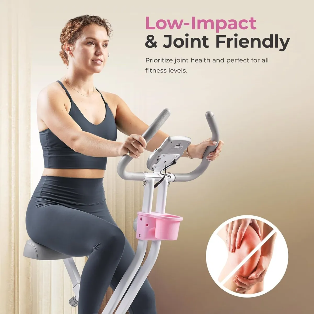 Smart Folding X-Bike for Low-Impact Home Workouts - Image 2
