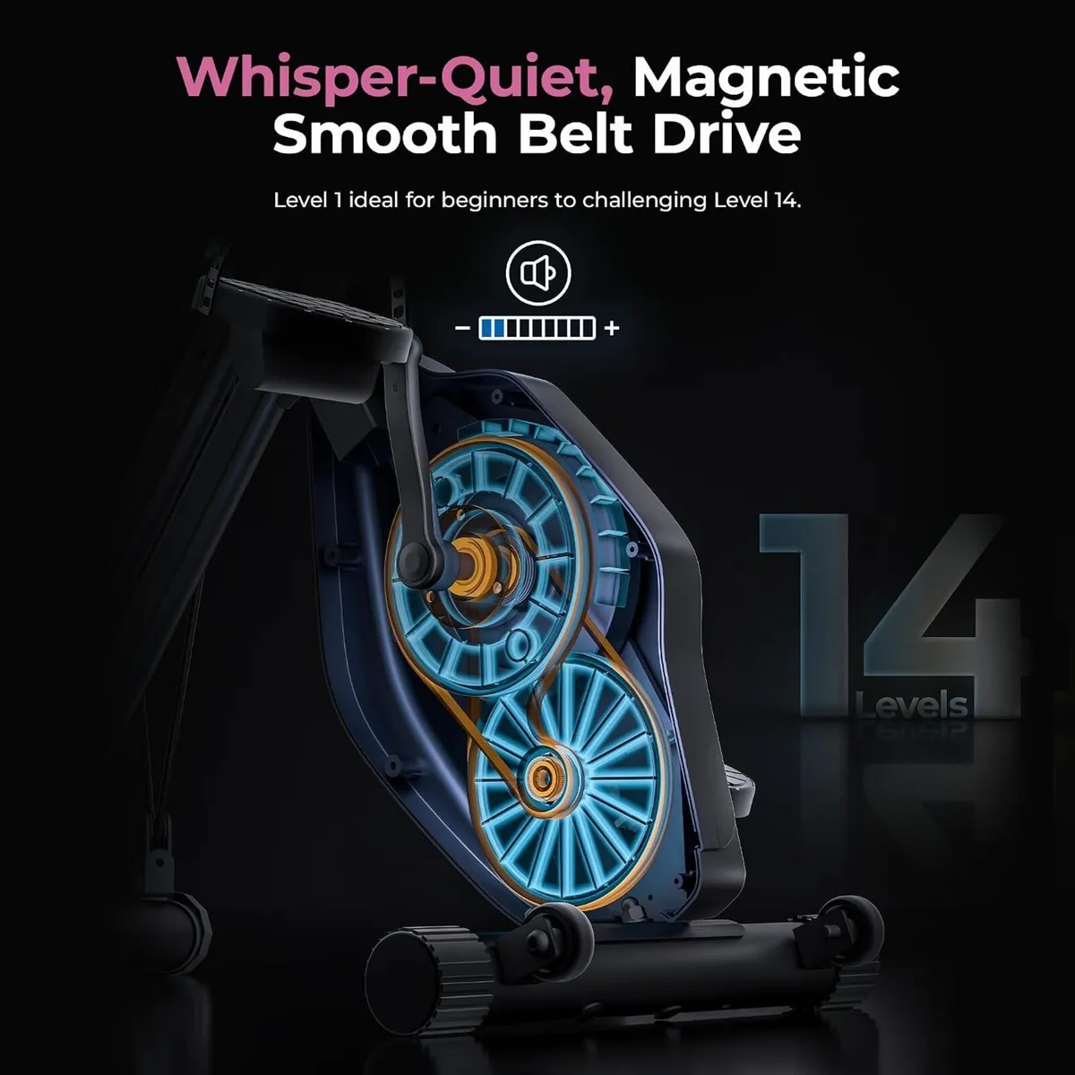 Smart Folding X-Bike for Low-Impact Home Workouts - Image 4