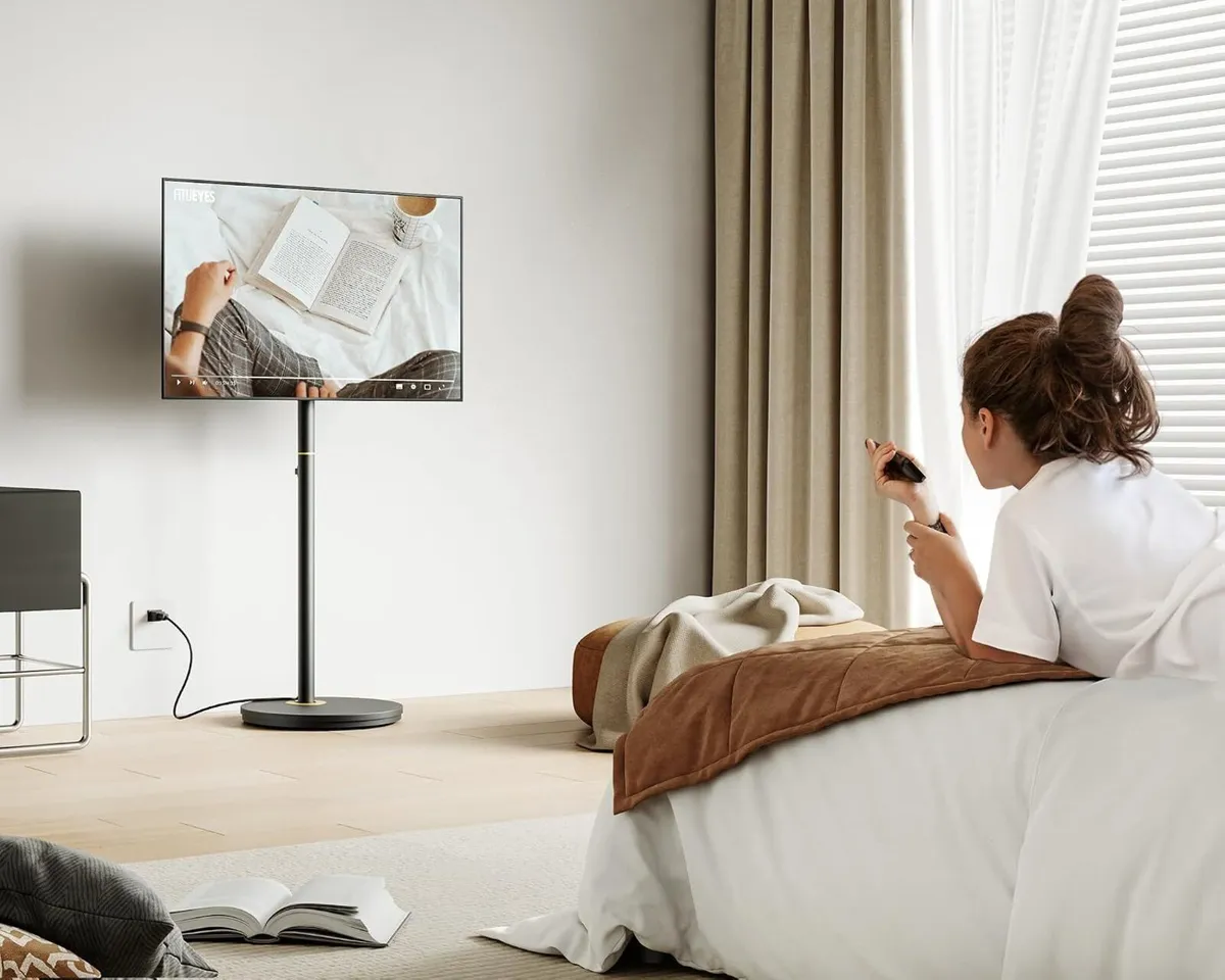 TV Floor Stand for 24-48 Inch Minimalism Corner - Image 2