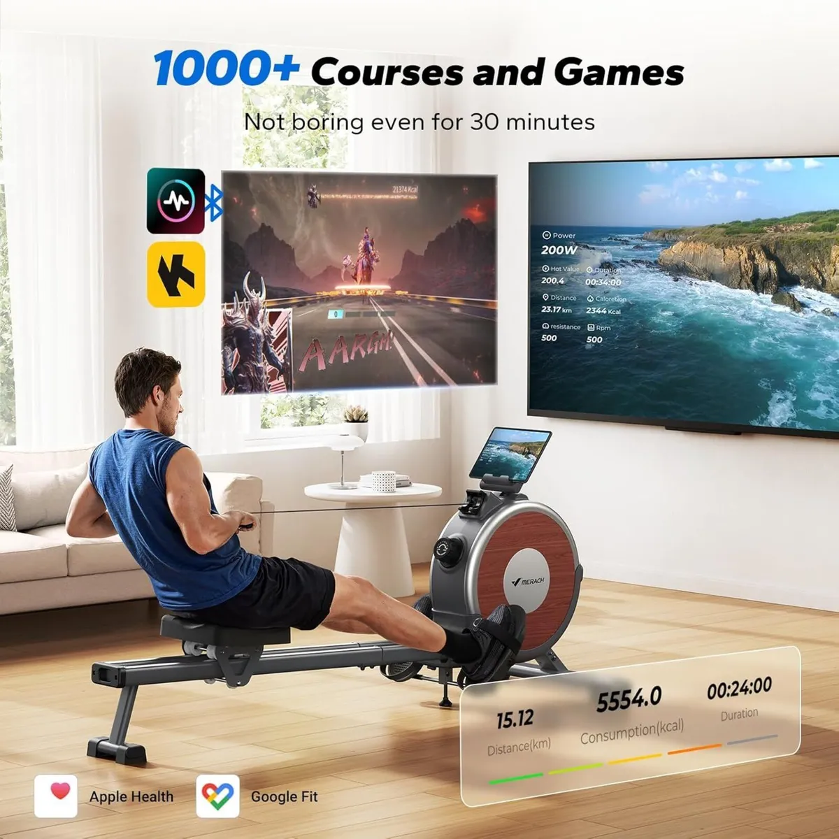 Rowing Machine for Home Gym 16 Resistance Levels - Image 4