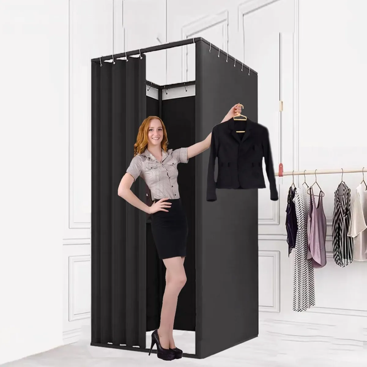 Portable Fitting Room for Clothing Store Mobile - Image 1