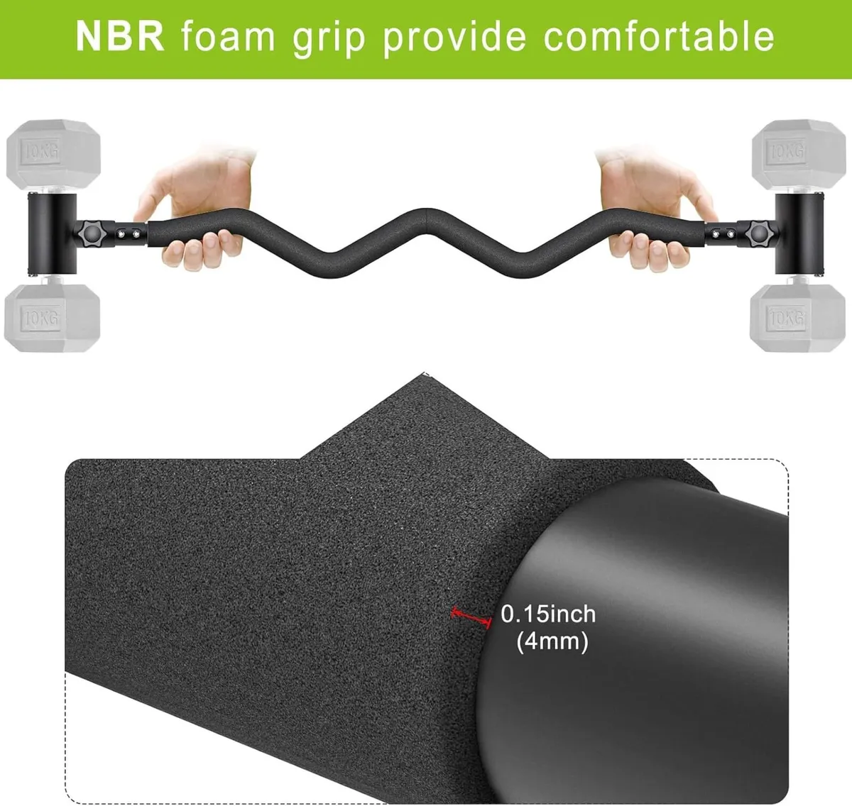 Adjustable Dumbbell to Barbell Converter Ez - Image 3