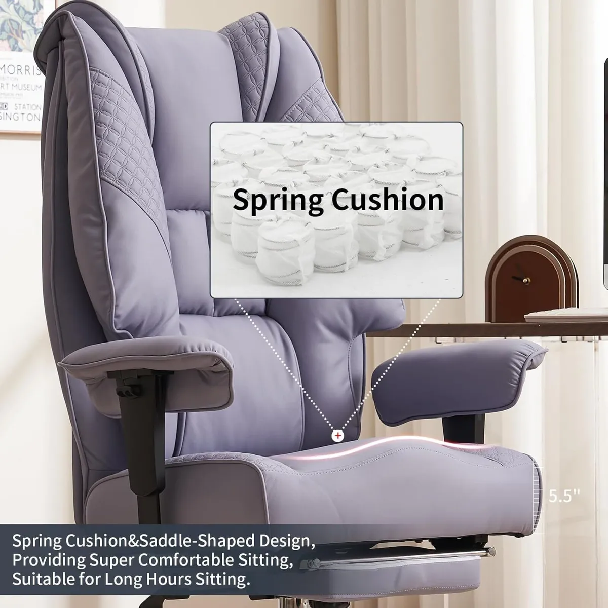Ergonomic Executive Office Chair 14CM Spring - Image 4