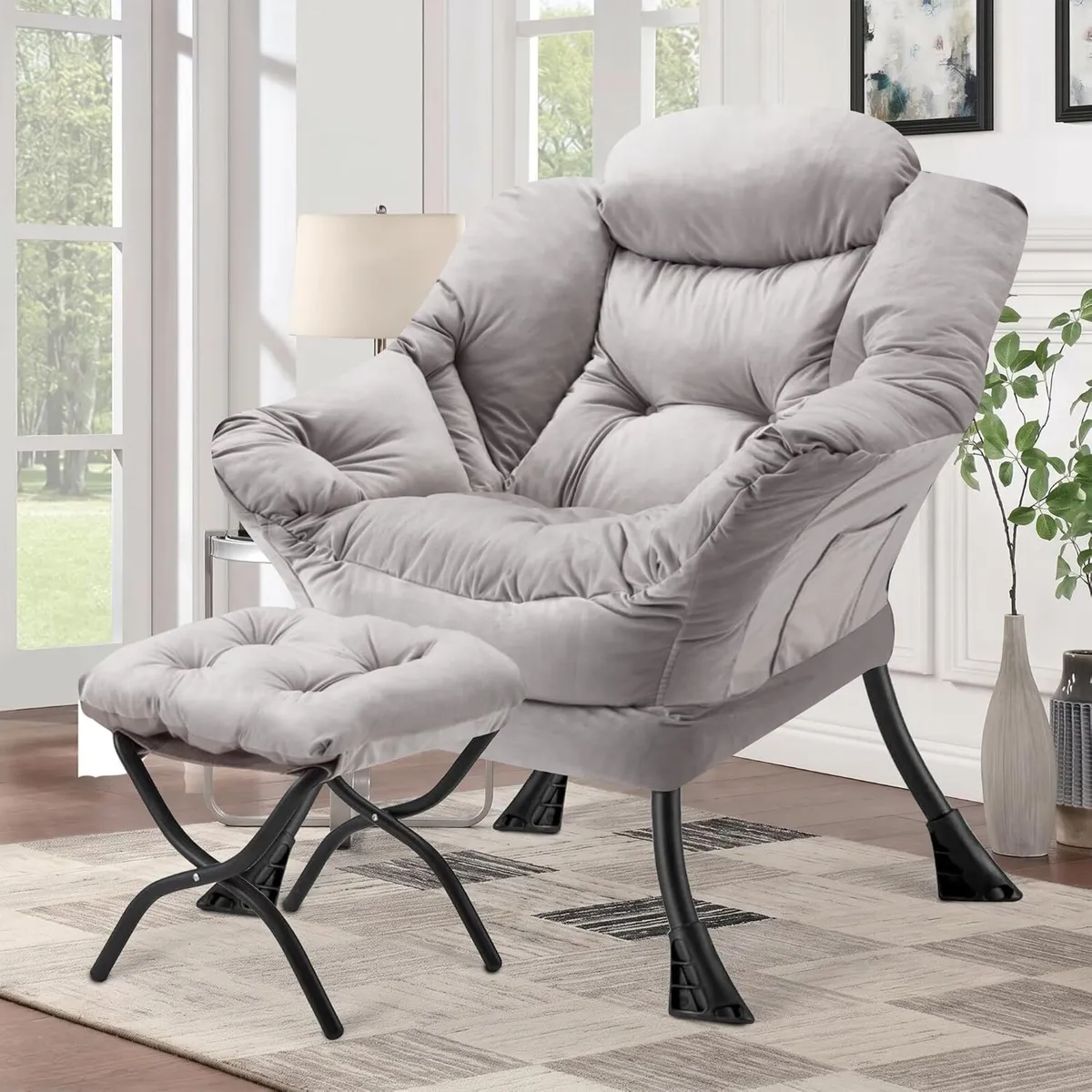 Armchair Living Room Comfy Reading Chair - Image 2