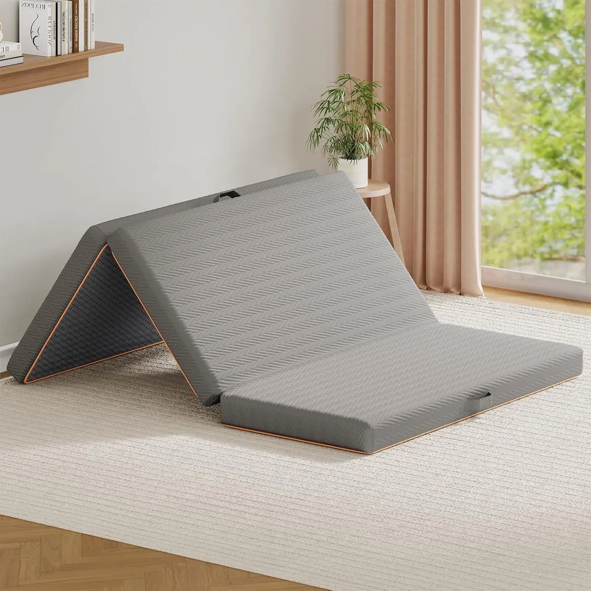 Folding Mattress Gel Memory Foam Foldable - Image 1
