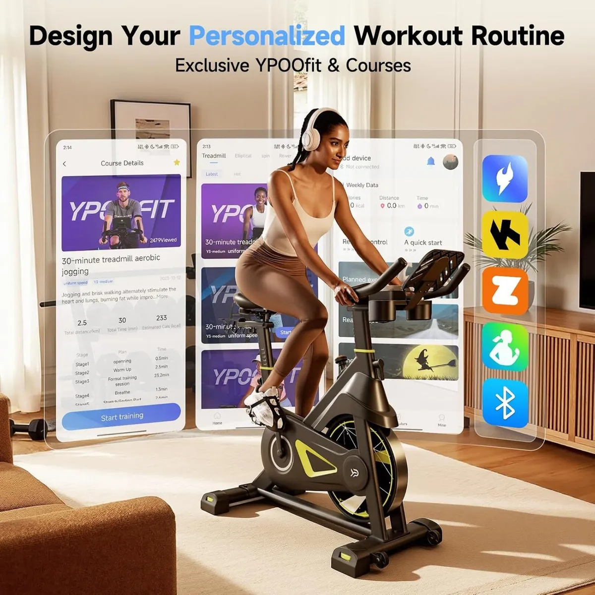 Exercise Bike Adjustable Magnetic Resistance - Image 2