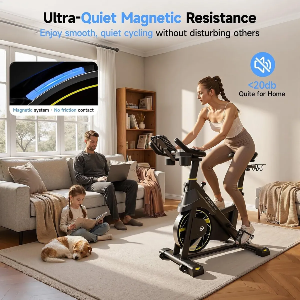 Exercise Bike Adjustable Magnetic Resistance - Image 4