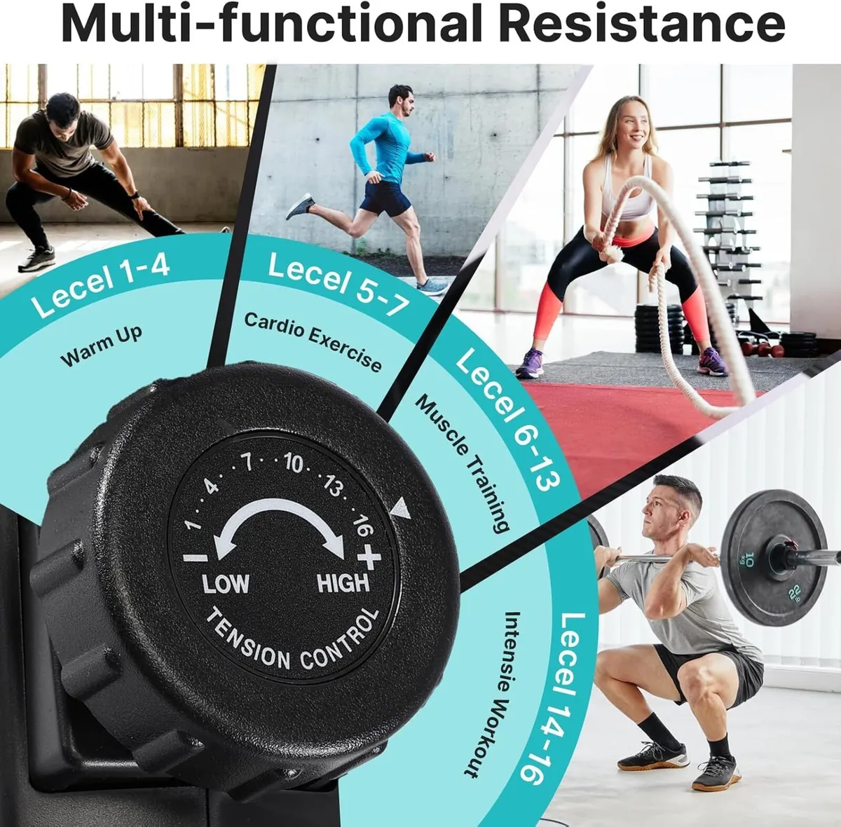 Exercise Bike for Home Use 16-Level Magnetic - Image 3