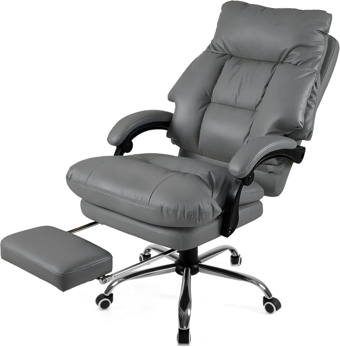Big and Tall Office Chair PU Leather Executive - Image 1