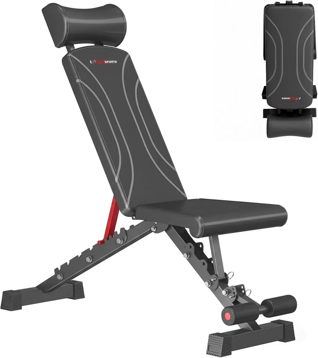 Adjustable Weight Bench for Home Gym 340KG - Image 1