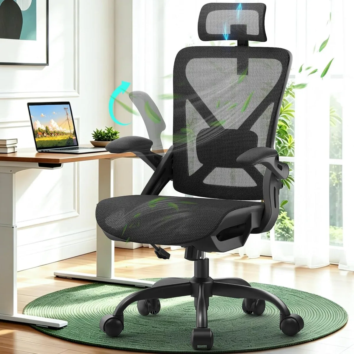 Office Chair Ergonomic Desk with Adjustable - Image 1