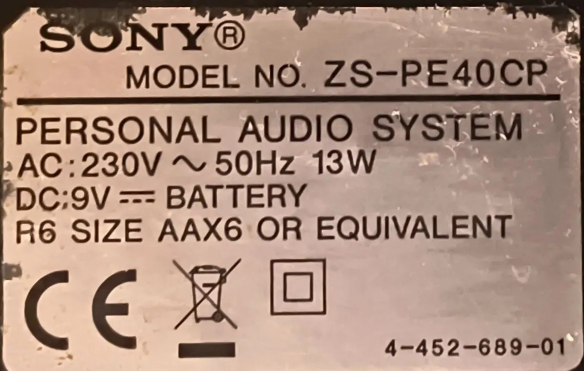 Fm recorder CD/USB player radio + Sony MP3 - Image 2