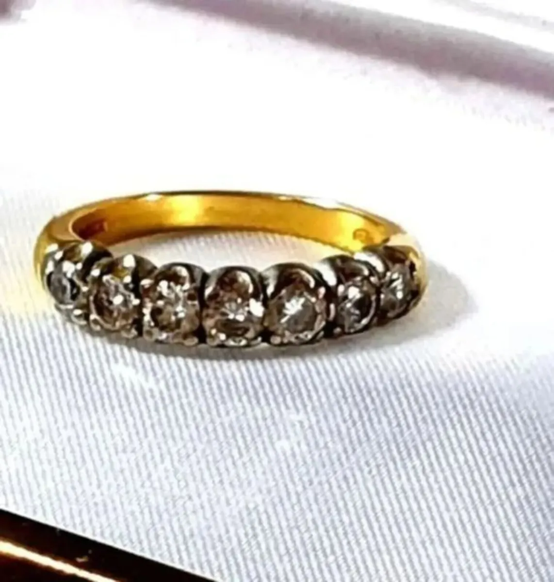 Victorian 18ct Gold Diamond Ring - Image 2
