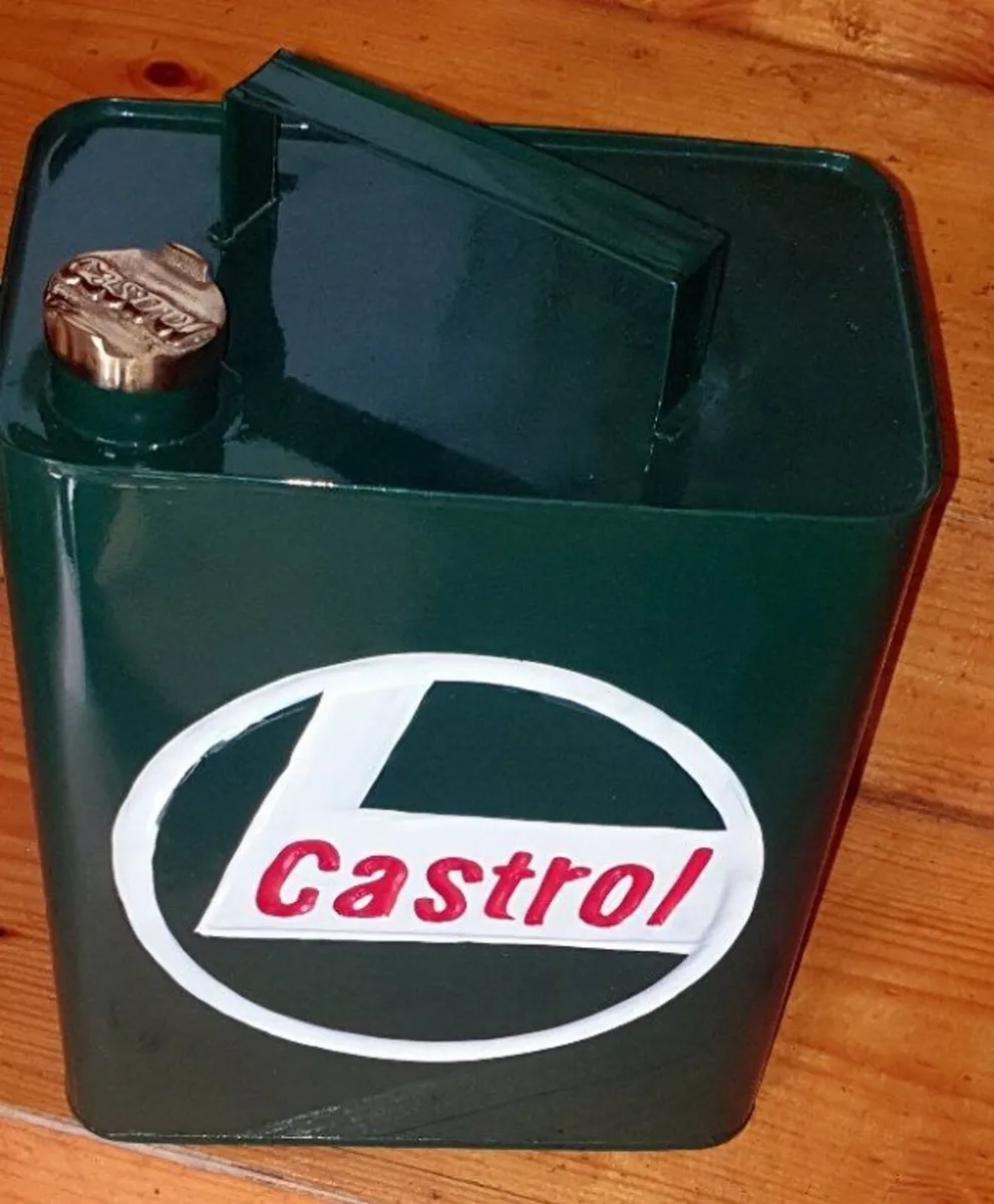 Vintage Castrol Motor Oil Can - Image 4