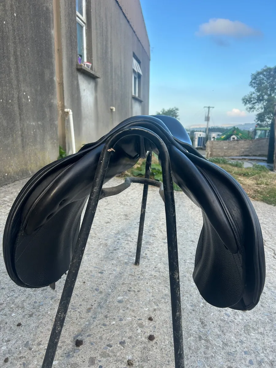Equiline 17” Medium Nick Skelton Saddle – Black - Image 4