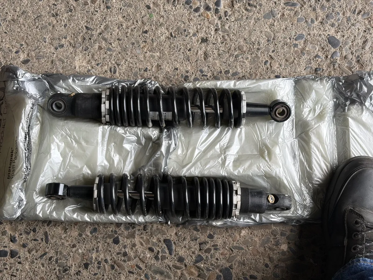 Moto Guzzi Rear Shocks and Exhaust - Image 2