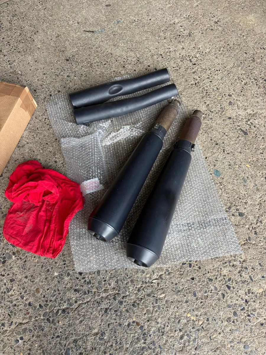 Moto Guzzi Rear Shocks and Exhaust - Image 4