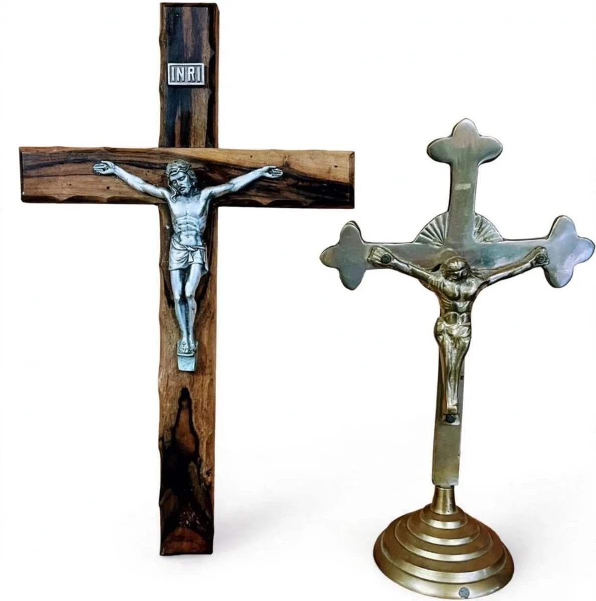 Vintage crucifixes