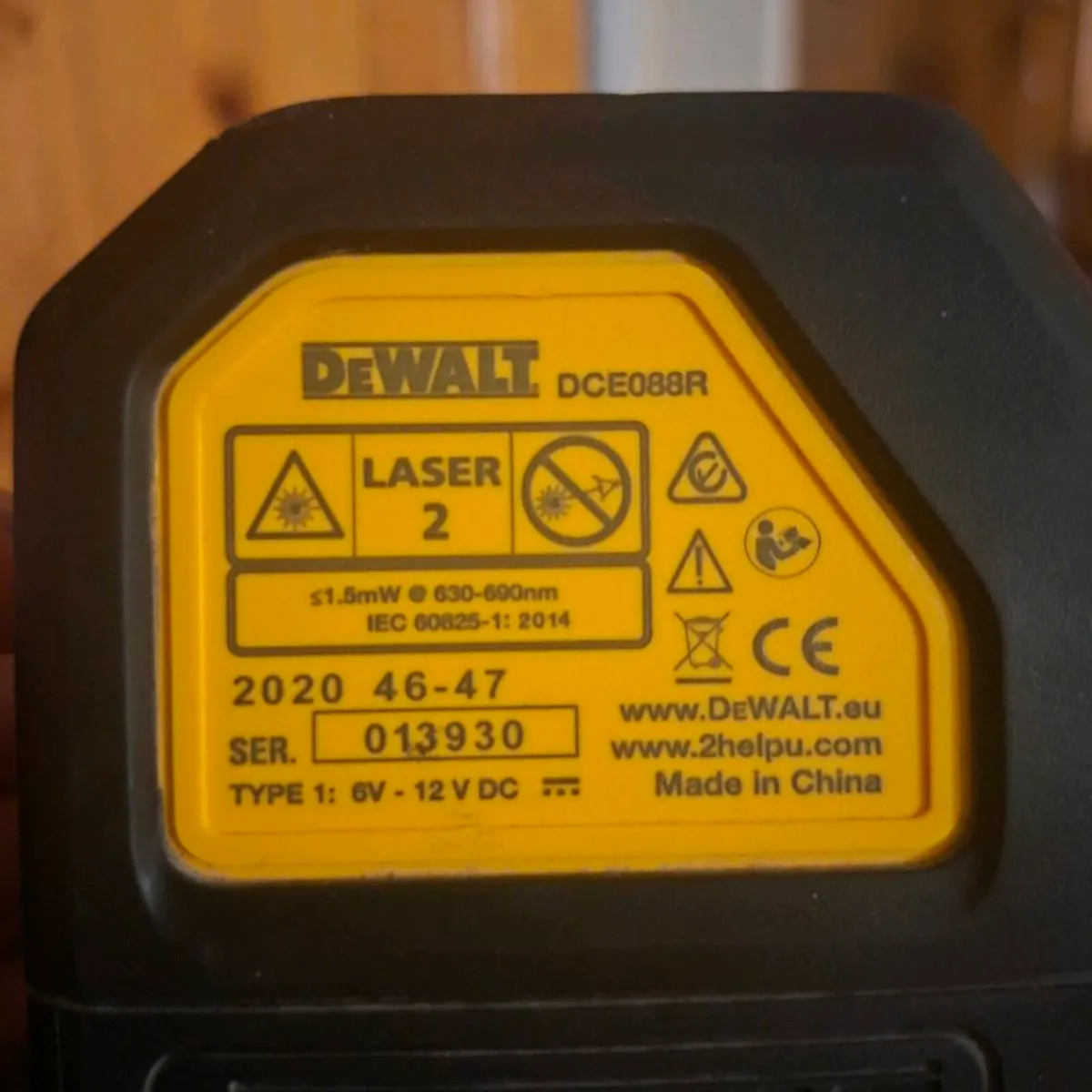 Dewalt 12v XR laser level - Image 4