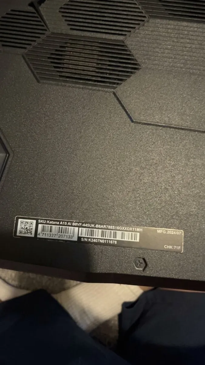 MSI Katana A15 AI B8V-Gaming Laptop‼️URGENT SALE‼️ - Image 4